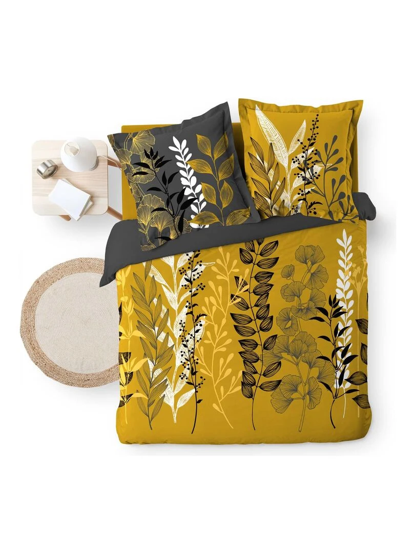 Housse de couette + taies Isabellia Jaune
