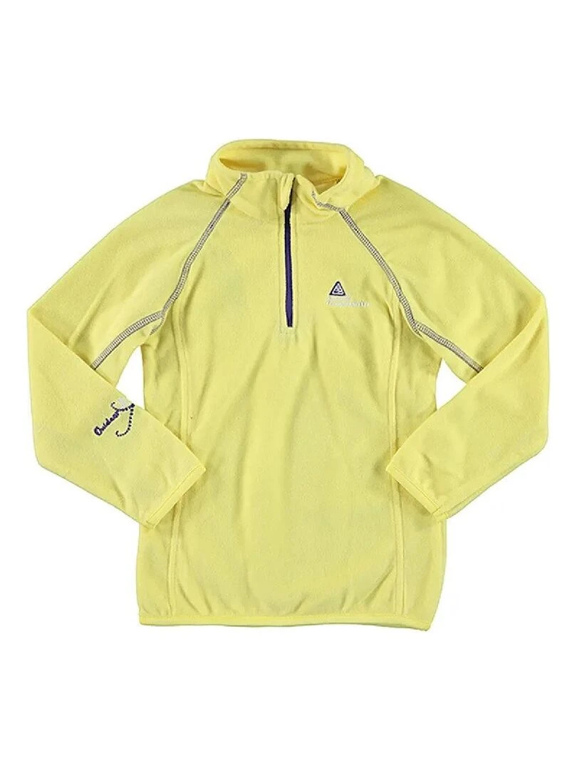 Sweat polaire fille GAFINE PEAK MOUNTAIN Jaune