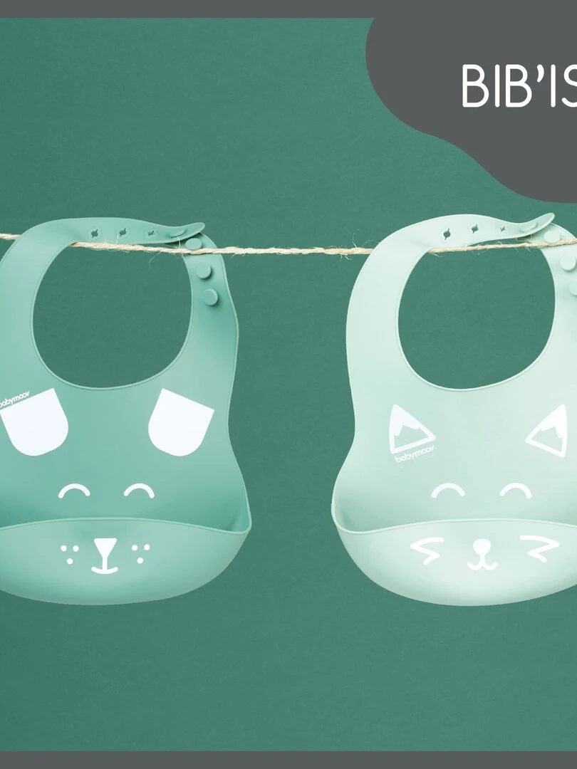 Bavoirs Silicone Babymoov Vert