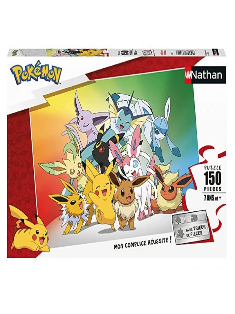 Nathan Puzzle Pokemon Evoli Et Ses Evolutions 150 Pieces   N/A