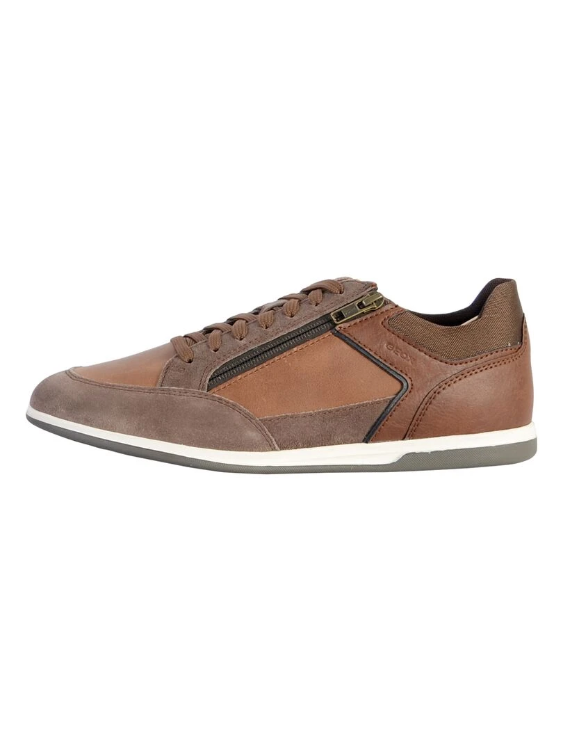 Basket Cuir Geox Cuir U Renan Marron