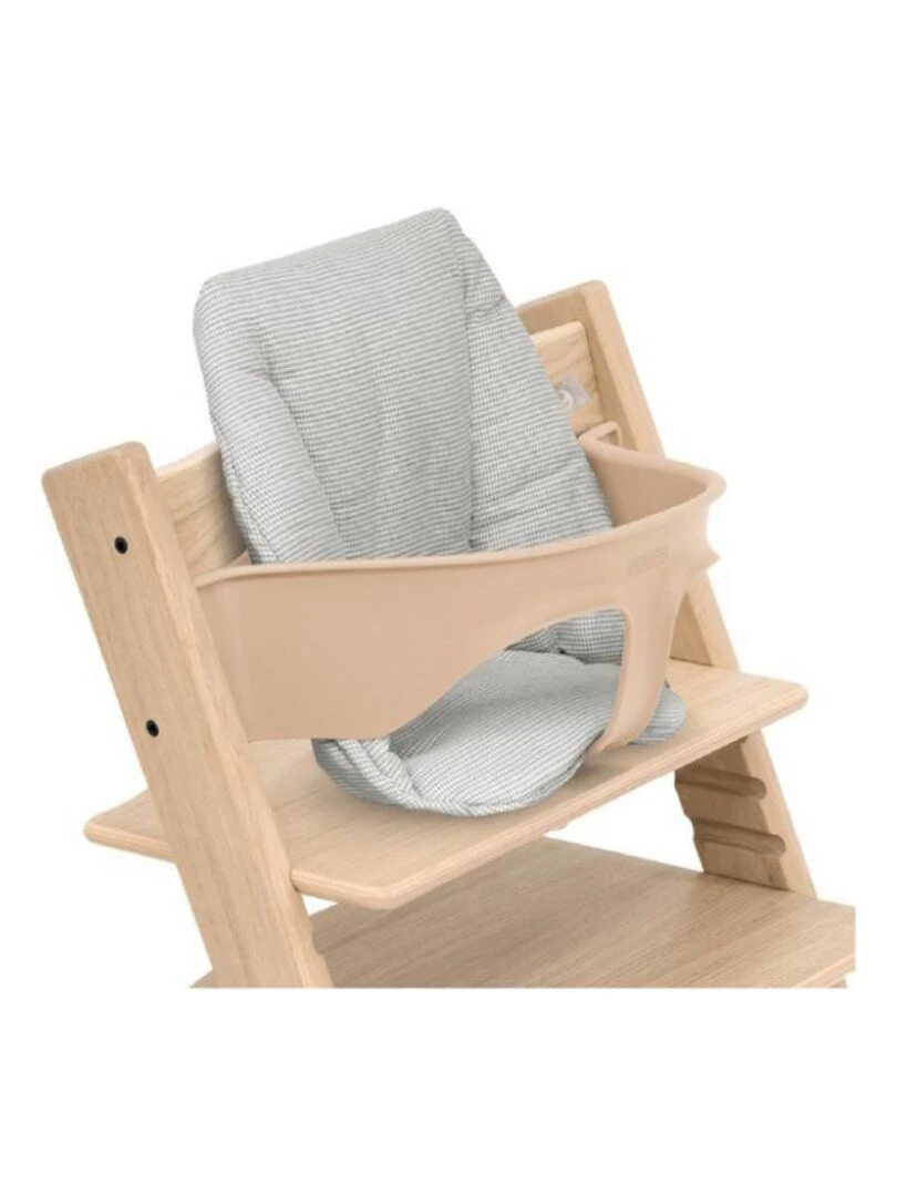 Coussin doux Baby Nordic Grey pour chaise Tripp Trapp Gris