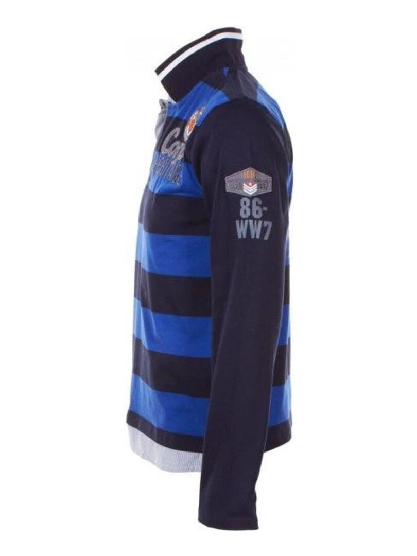 Polo manches longues garçon ECHAGOR   HARRY KAYN   Noir Bleu marine Bleu