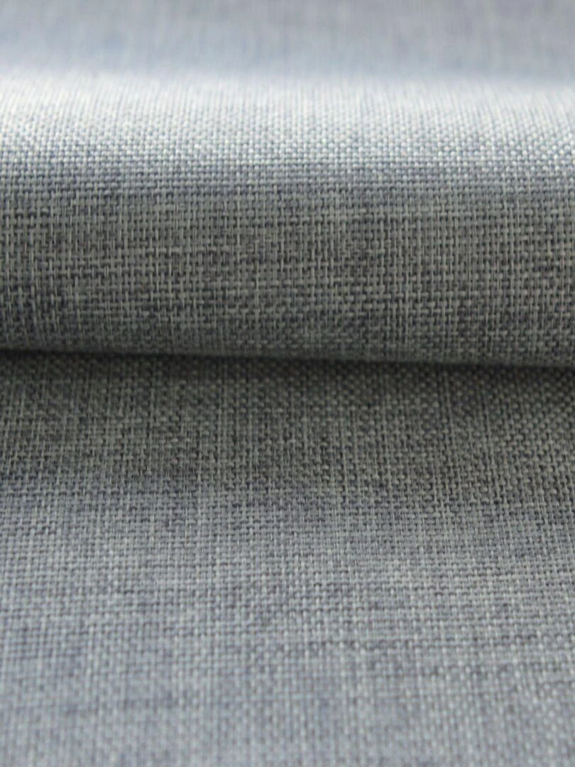 Rideau 100% occultant    Effet chiné   Gris clair