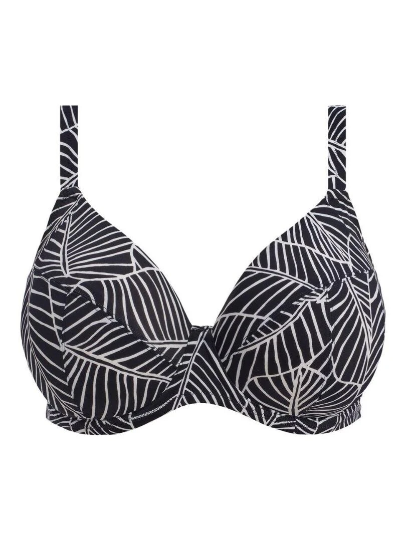 Haut de maillot grande taille Kata Beach   Noir