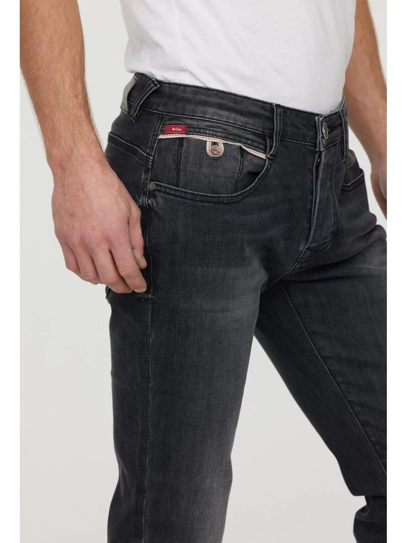 Lee Cooper   Jean coton straight LONGJOHN   Noir