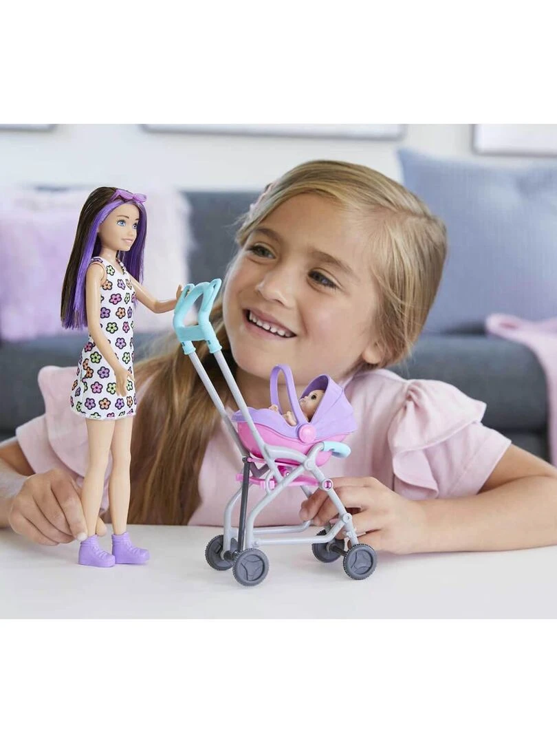 Coffret Barbie Skipper Balade en poussette   N/A