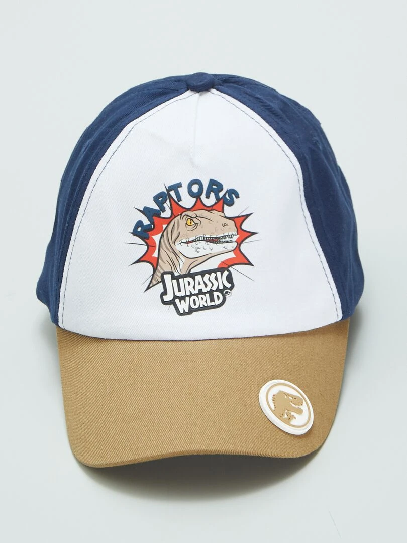 Casquette 'Jurassic Park' Marine/beige