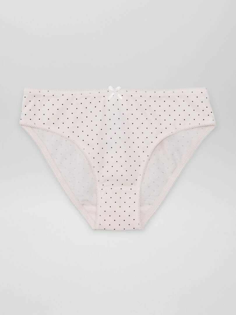 Lot de 7 culottes   Blanc/rose/rouge