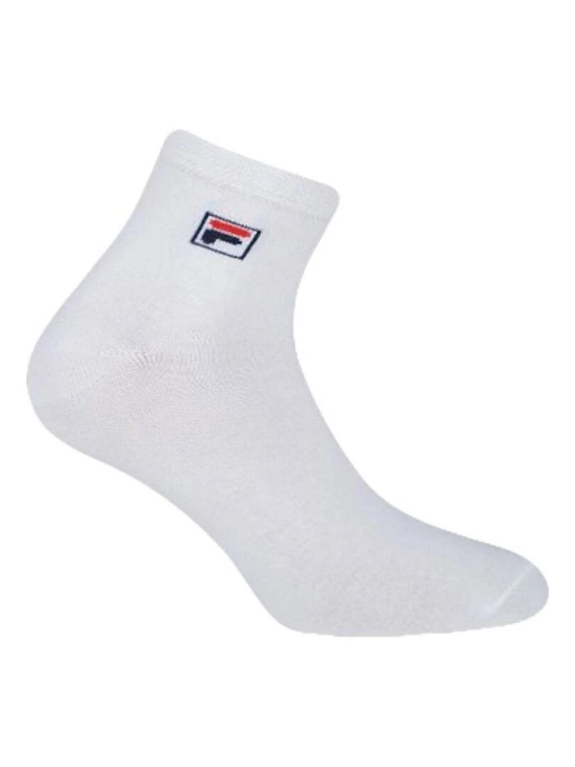 Lot de 6 Paires de Chaussettes Lowcuts Fila   Blanc