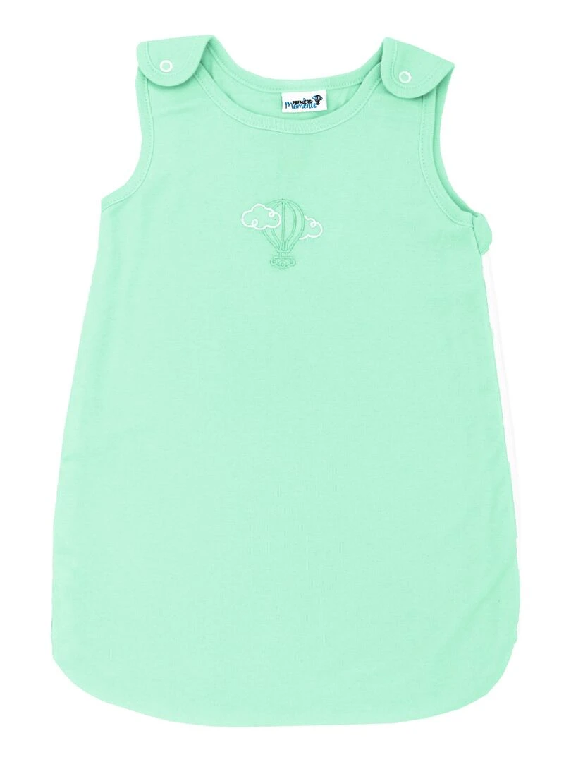 Gigoteuse Été Légère 0 3 Mois En Coton Bio Couleur Menthe Vert d'eau