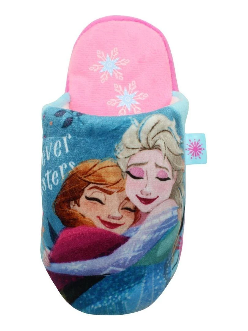 Disney   Pantoufle fille imprimé La Reine Des Neiges   Rose