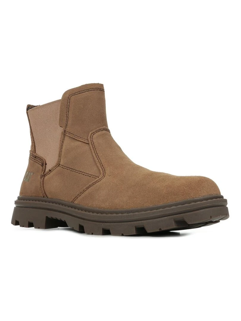 Bottines Caterpillar Practitioner Chelsea   Marron