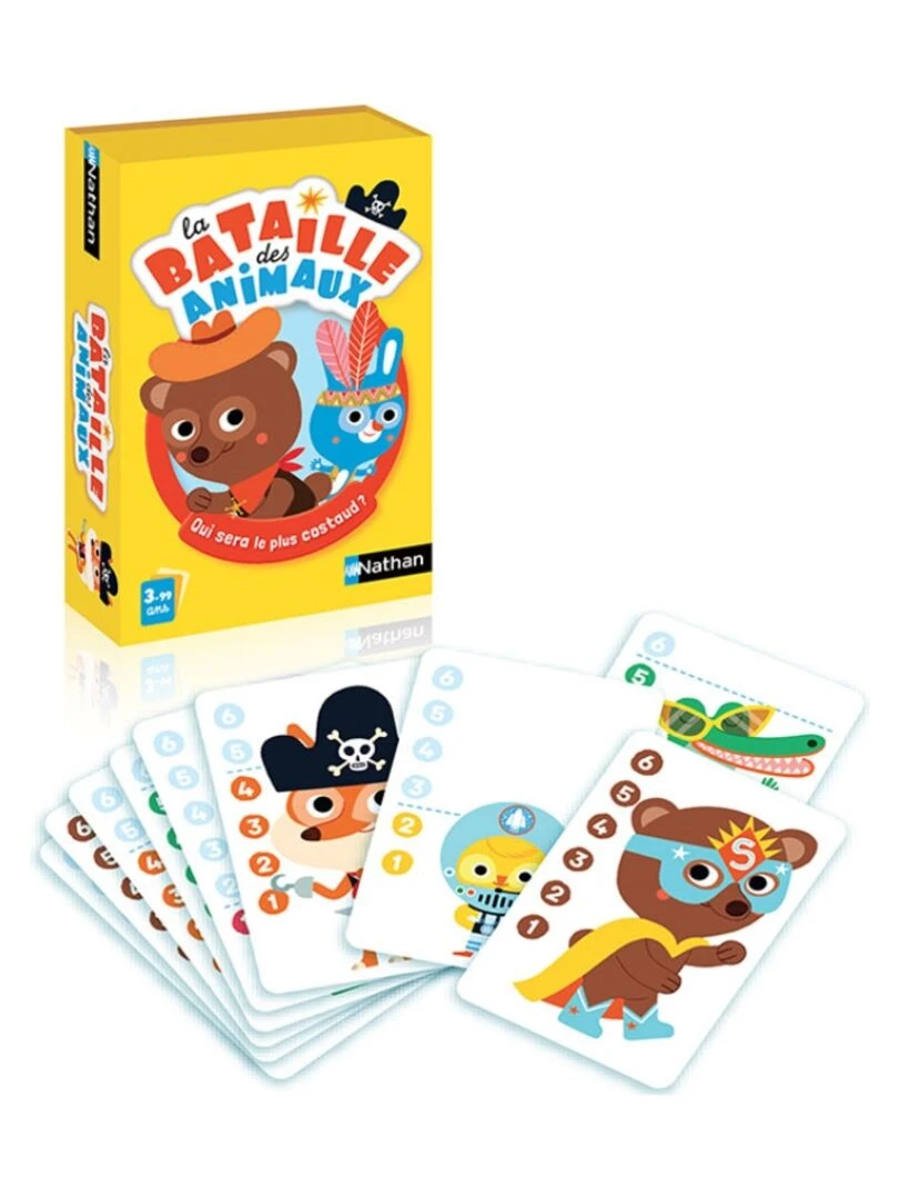 Jeu de cartes La bataille des animaux N/A