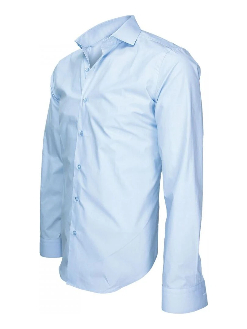 Chemise double fil 120/2 LUXURY   Bleu