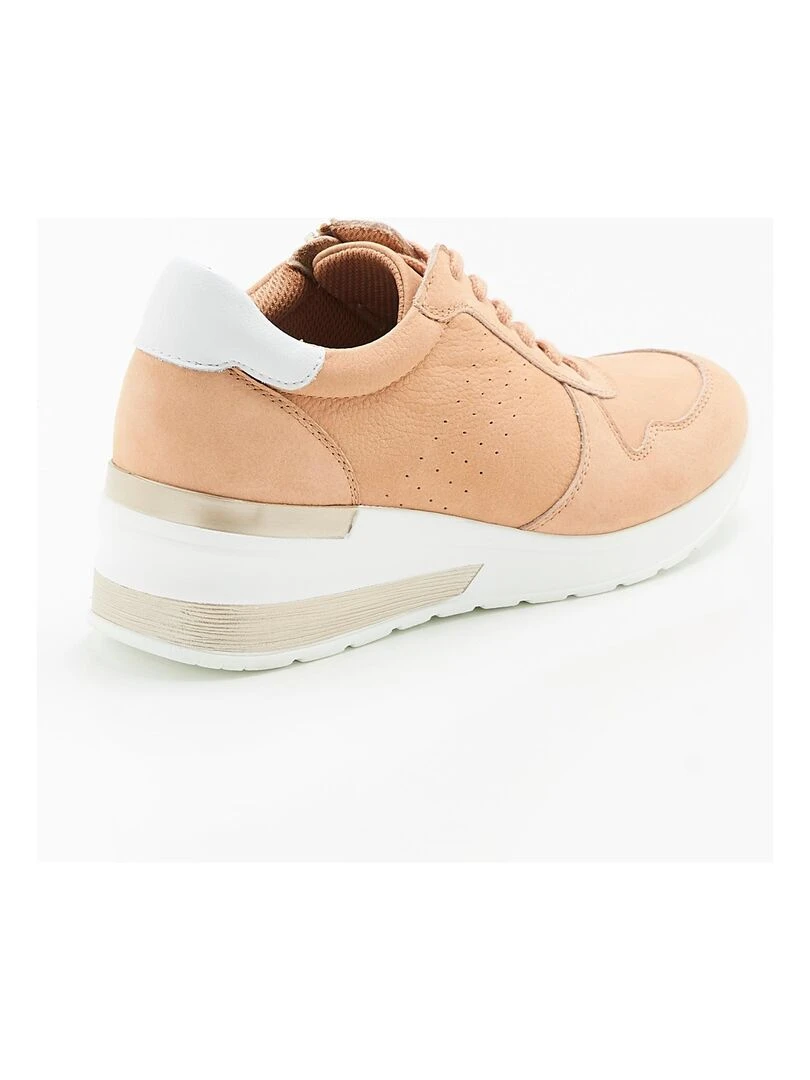Baskets compensées légères Amortyl   Damart   Beige coquille