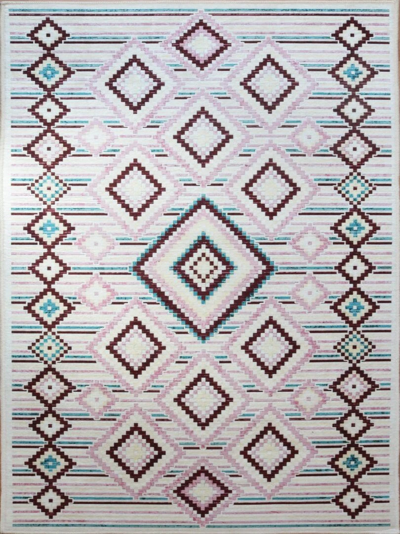 Tapis BERBERES Rose Rose