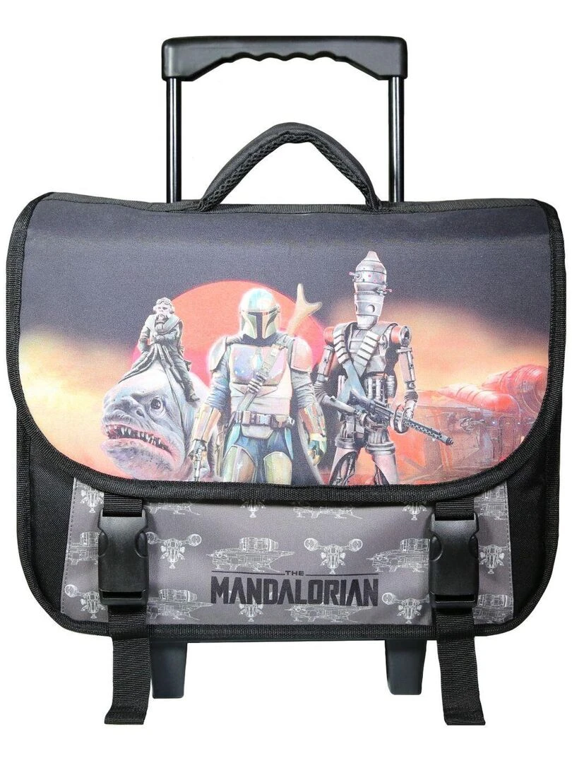 BAGTROTTER Cartable à roulettes 38 cm Disney Star Wars / The Mandalorian Multicolore Multicolore