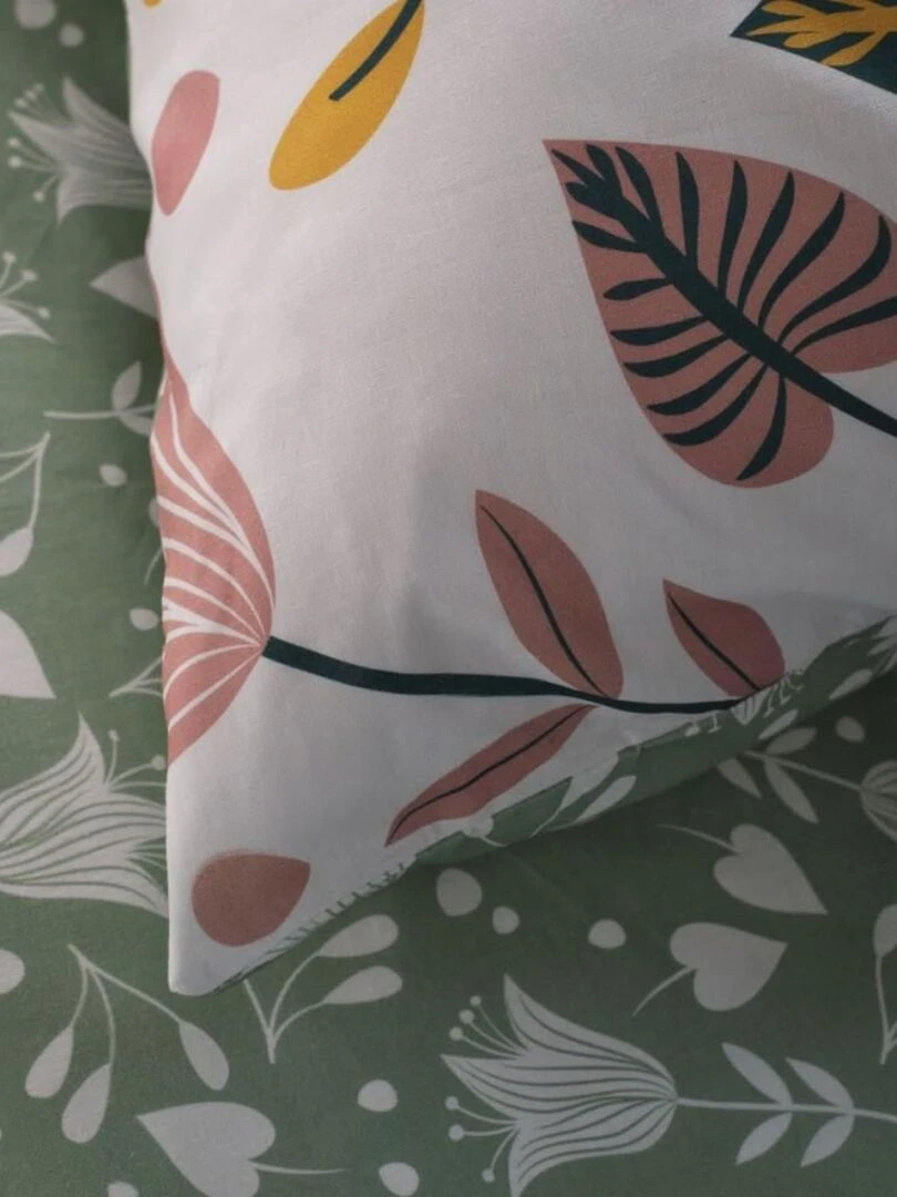 Housse de couette  flanelle Today 2.12 + taie(s) 100% coton   Blanc