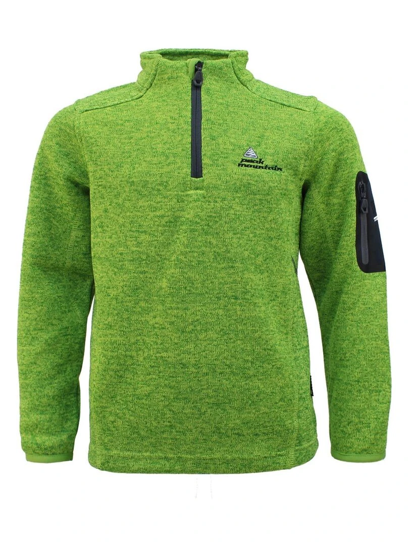 Sweat polaire garçon ECYPA Vert