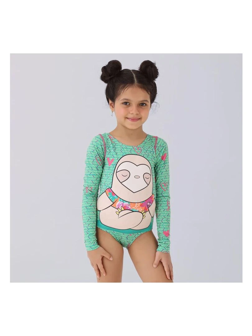 Maillot de bain une pièce fille Deixa o Sol Entrar UPF 50+ UV Line Multicolore