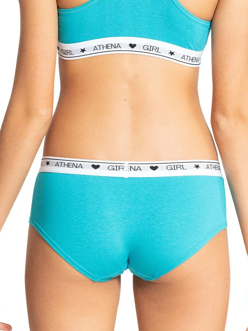 Lot de 2 boxers Coton Ultra Doux by   Fille   Gris Bleu