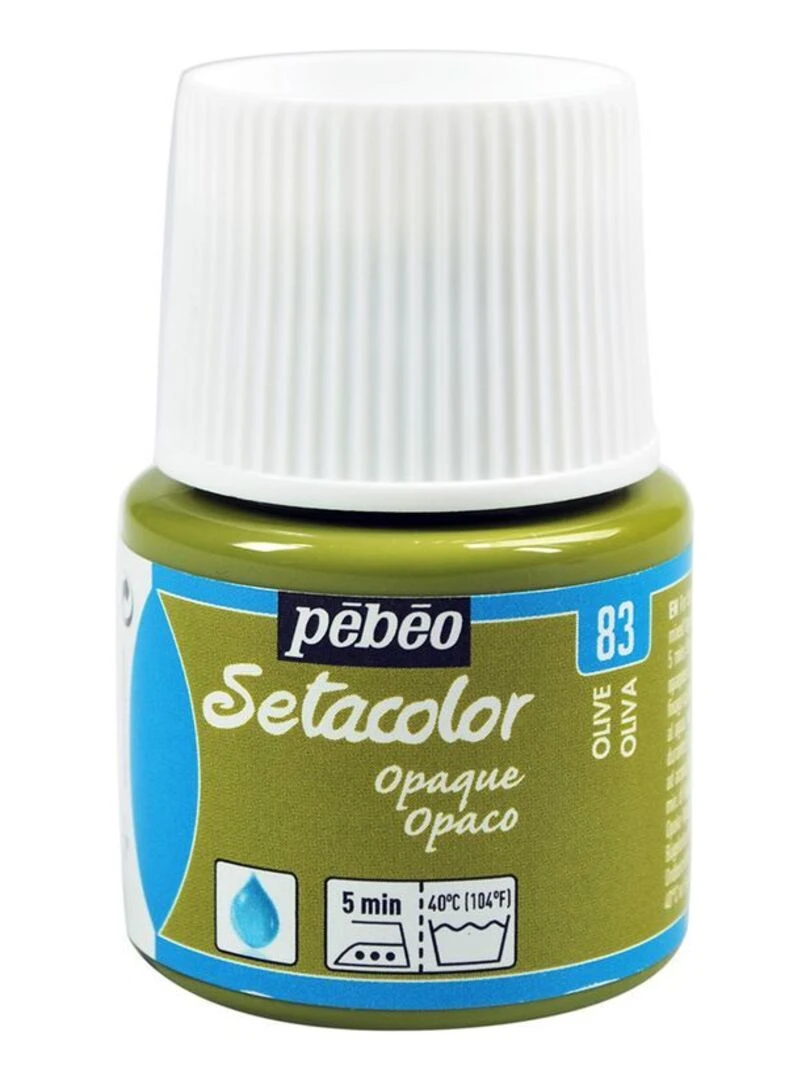 Peinture textile Setacolor opaque   Vert olive   45 ml   N/A