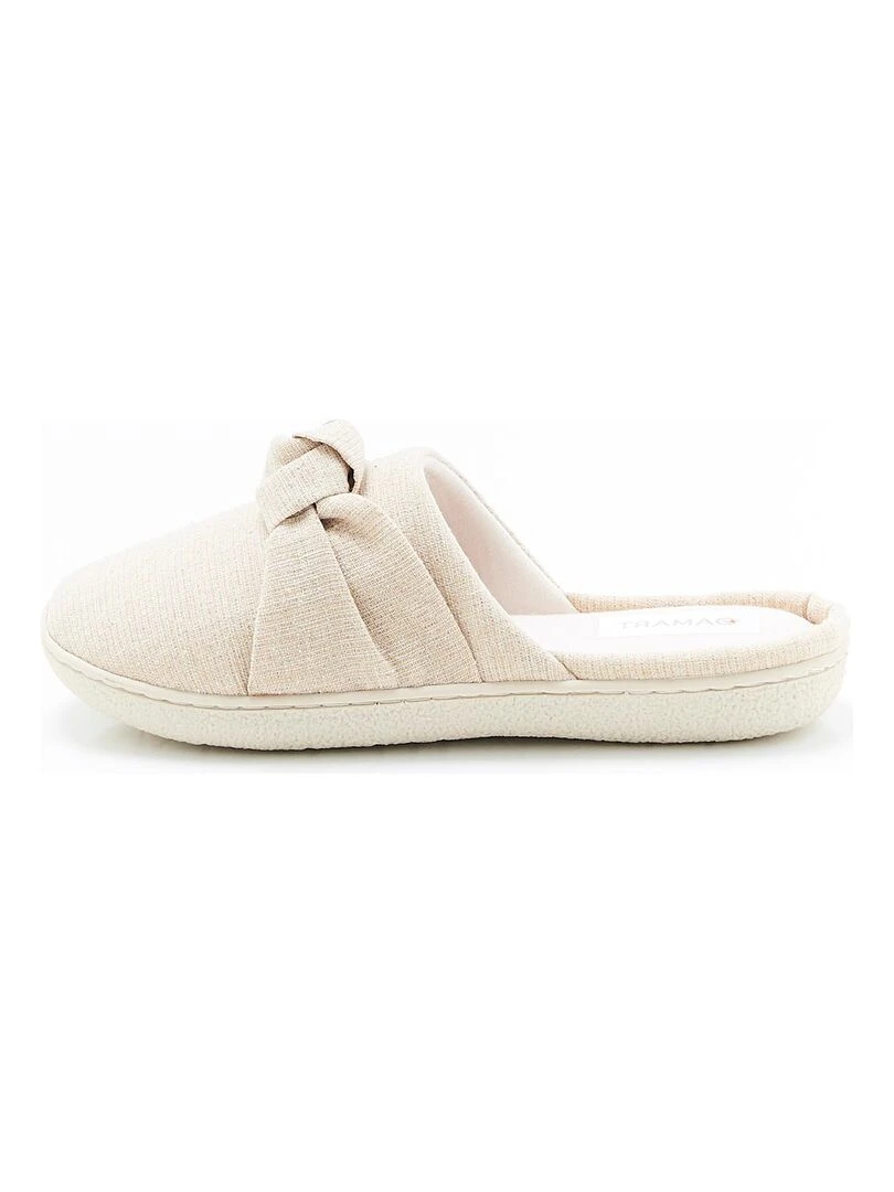 Mules à mémoire de forme Damart Beige foncé