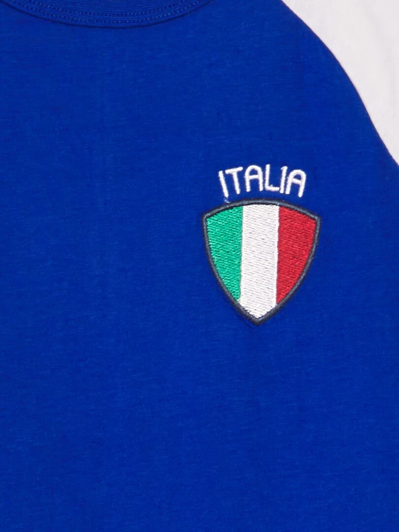 T shirt sport 'Equipe d'Italie'   Bleu
