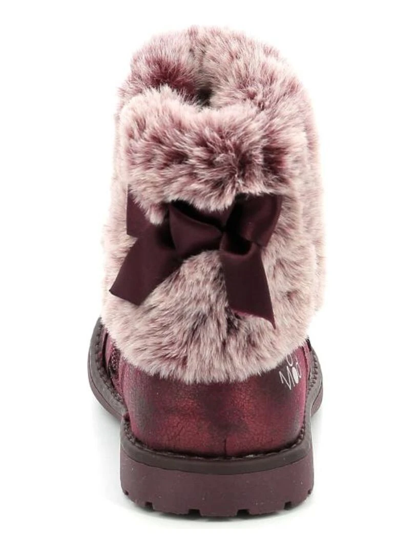 Boots Synthetique Stelie   Bordeaux