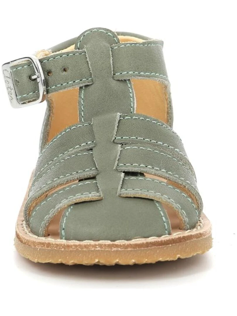 Sandales Cuir Binosmo   Kaki