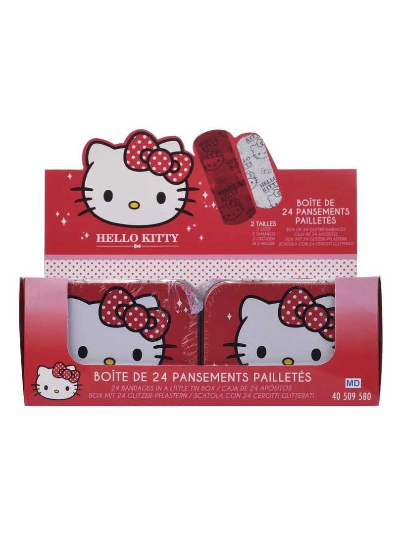 Hello Kitty   Boîte en Métal de Pansements (24 pansements)   N/A