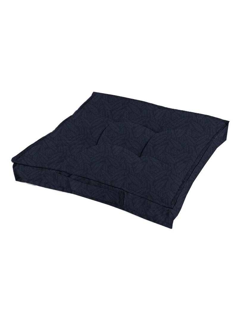 Coussin de sol carré TERANGA INAYA Bleu