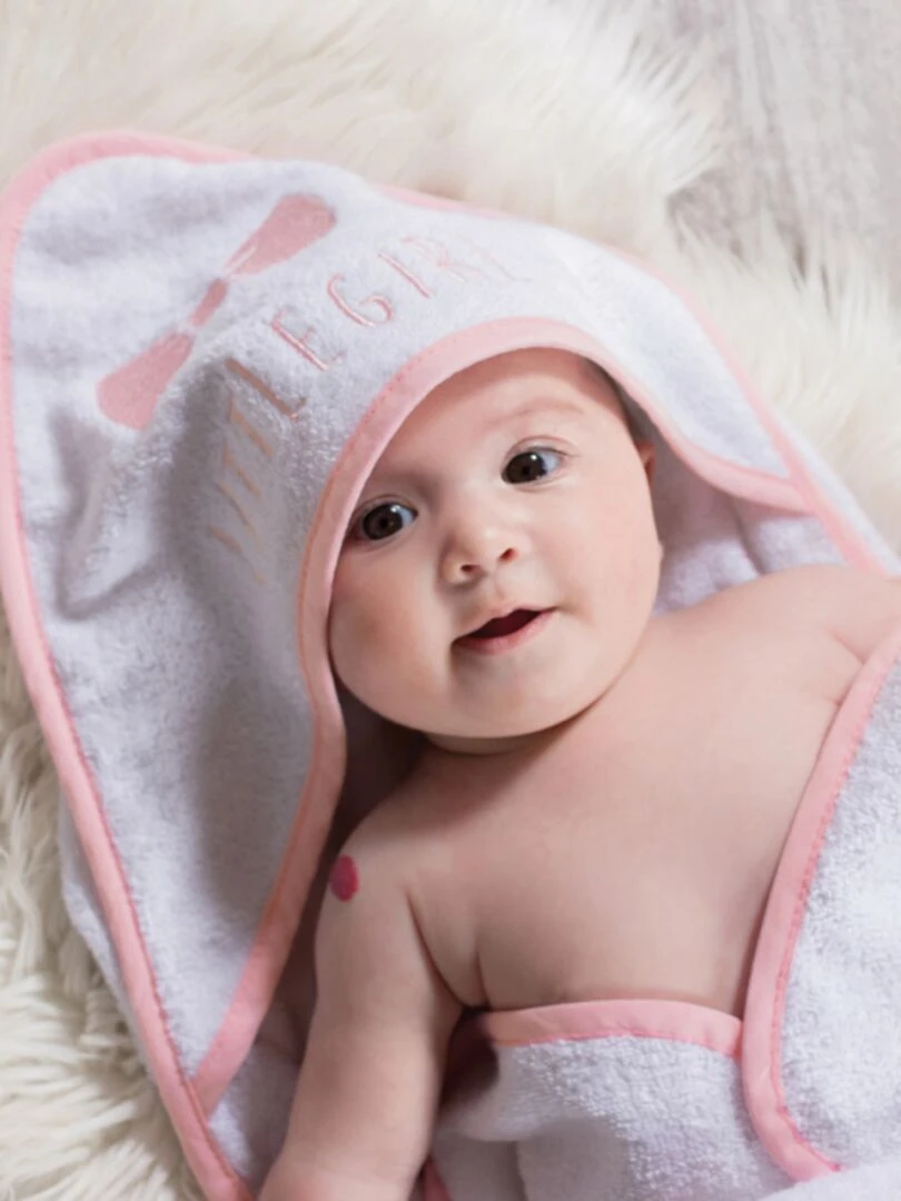 Cape De Bain + Gant Little Girl (75 X 75 Cm) Rose
