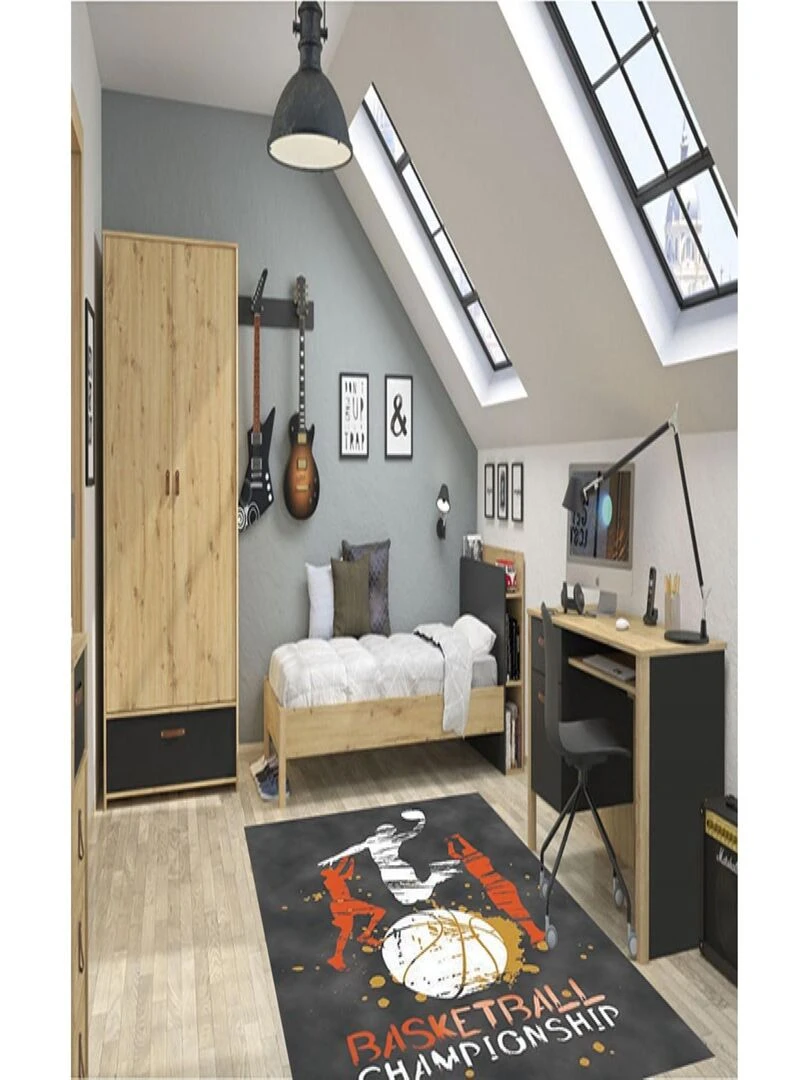 Tapis BASKET Noir
