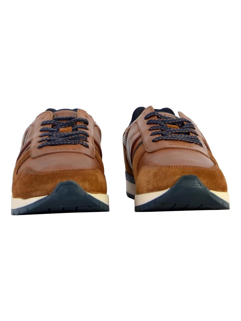 Basket Cuir Redskins Affairi   Marron