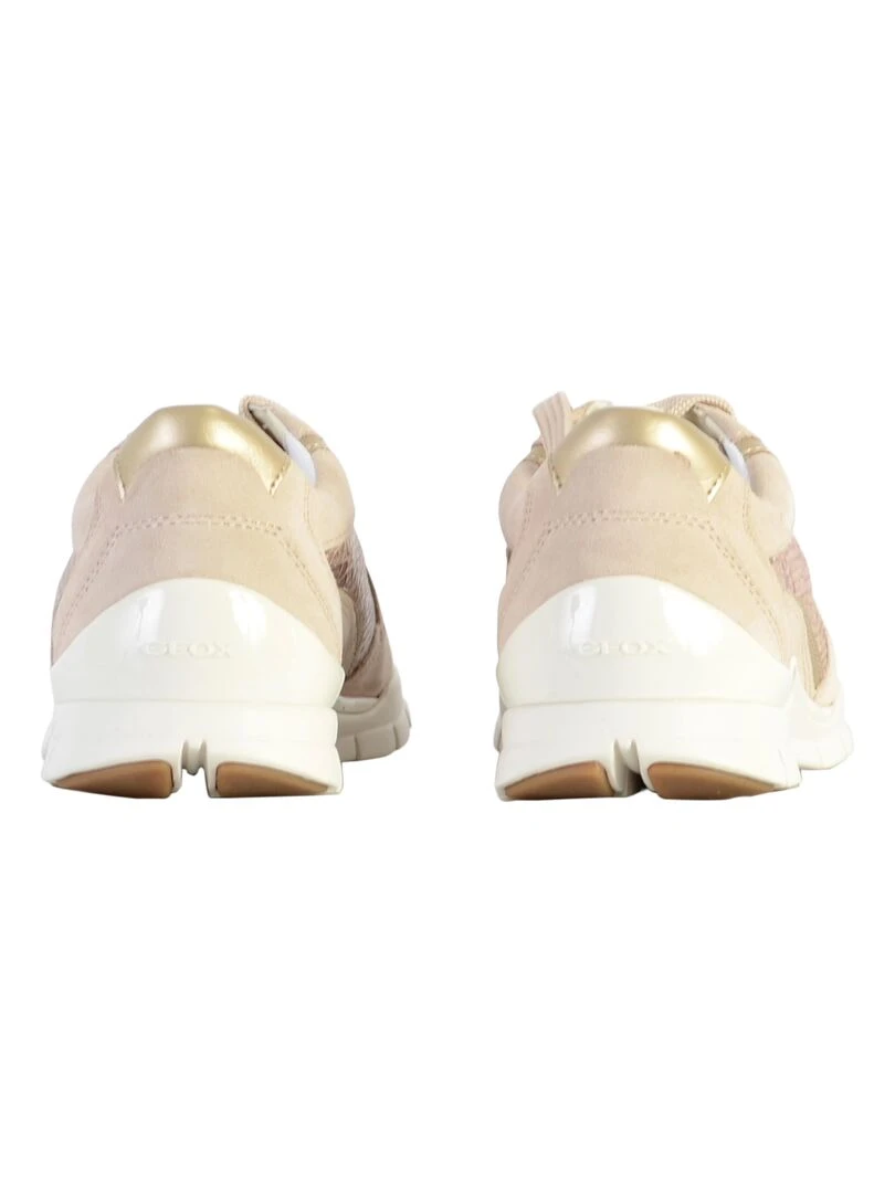 Basket Cuir Geox Sukie   Rose