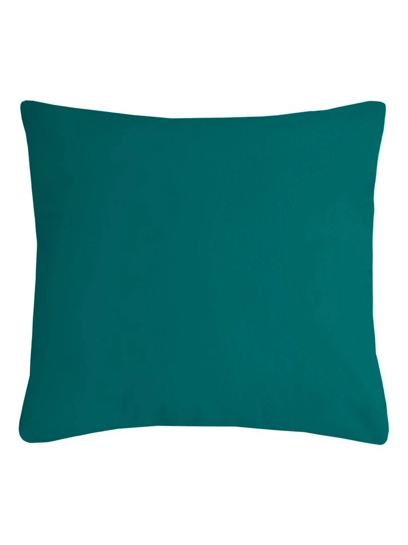 Coussin uni Bleu canard