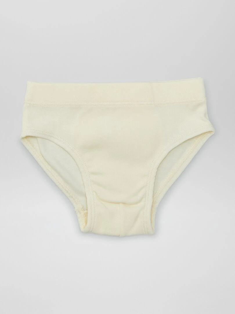 Lot de 3 slips imprimés   Blanc/vert/jaune