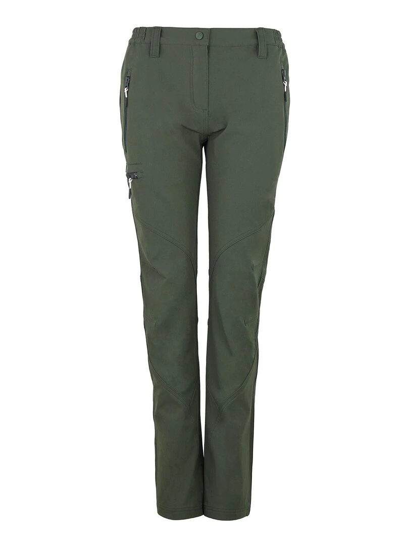Pantalon de randonnée femme ABOR PEAK MOUNTAIN Kaki