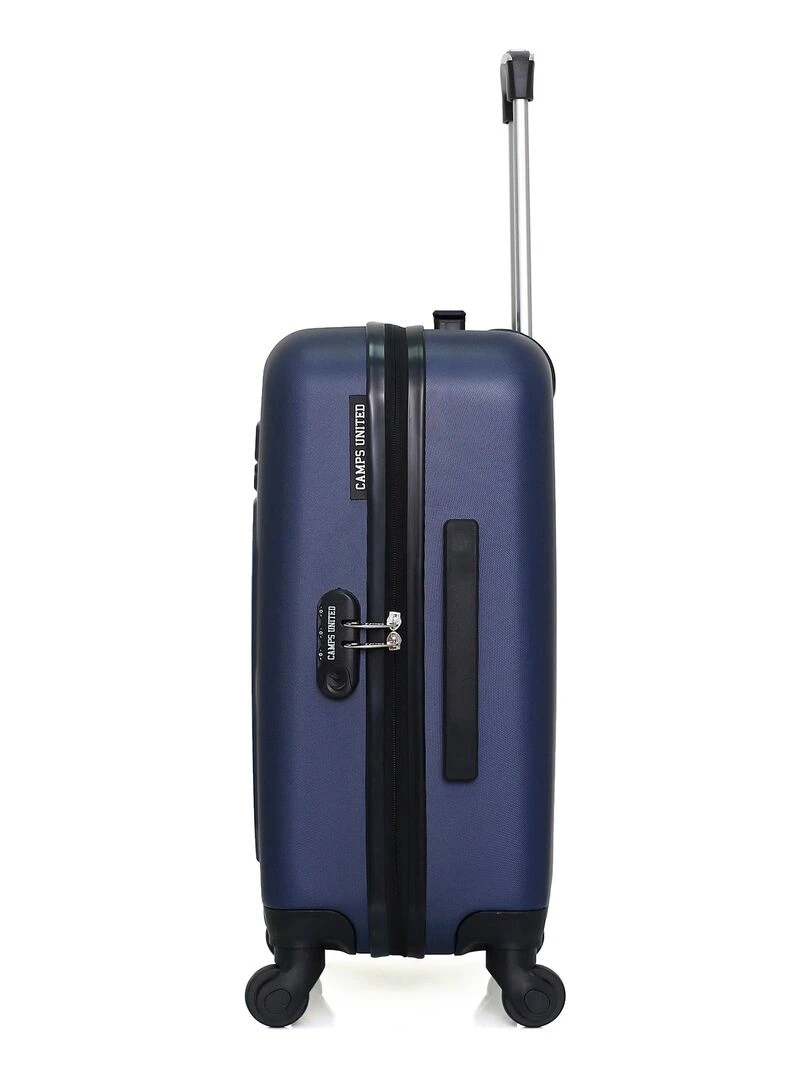 CAMPS UNITED   VALISE CABINE ABS BERKELEY 4 ROUES 55 CM   Bleu marine