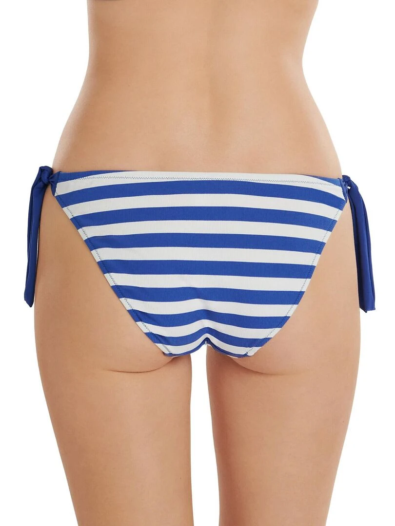 Bas maillot slip de bain à nouettes Rhodes Bleu