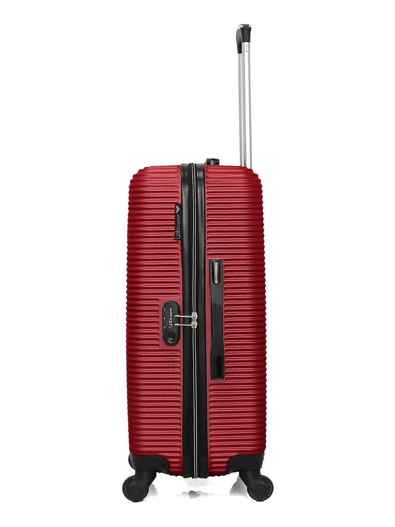 LPB LUGGAGE   VALISE WEEKEND ABS MUNICH 4 ROUES 65 CM   Rouge