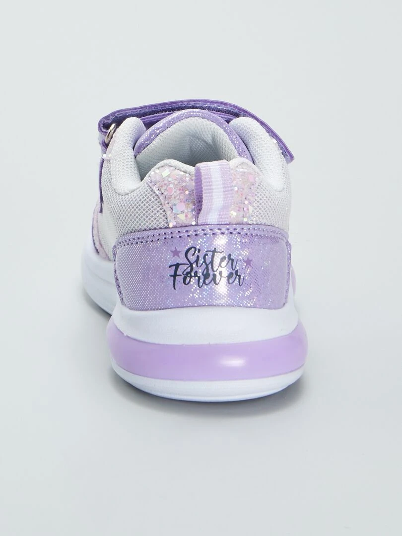 Baskets lumineuses 'Reine des Neiges'   Violet