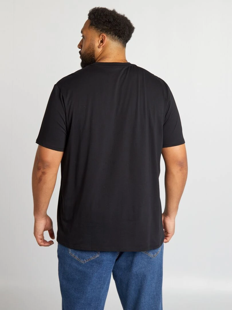 T shirt 'Keith Haring' à col rond   noir