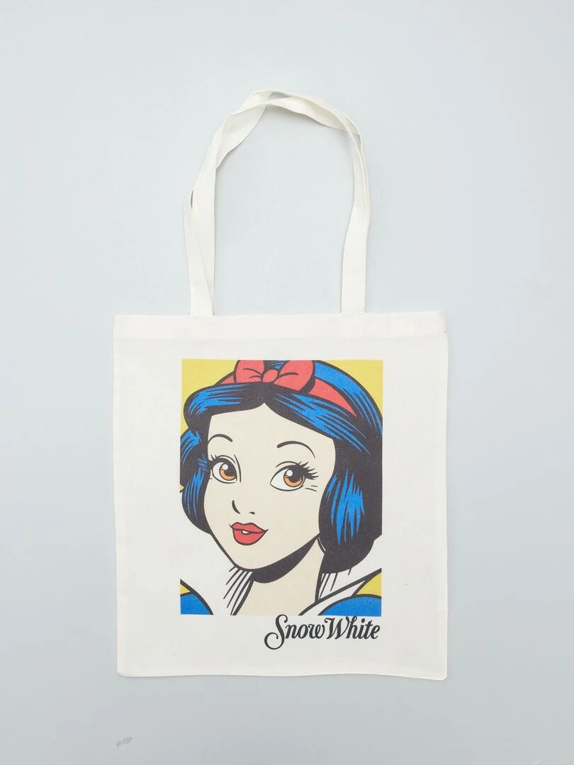 Tote bag 'Blanche Neige' 'Disney' Ecru