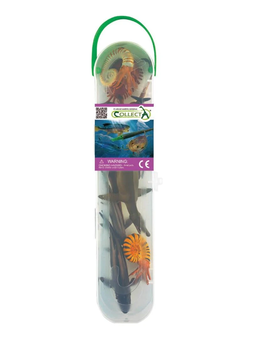 Figurines Mini   Préhistoire :  Set de 12 animaux marins préhistoriques   N/A