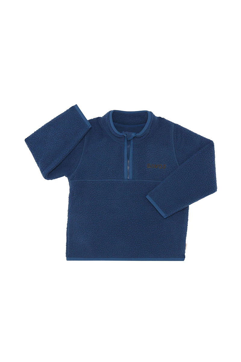 Kids Teddy Fleece Half Zip Pullover