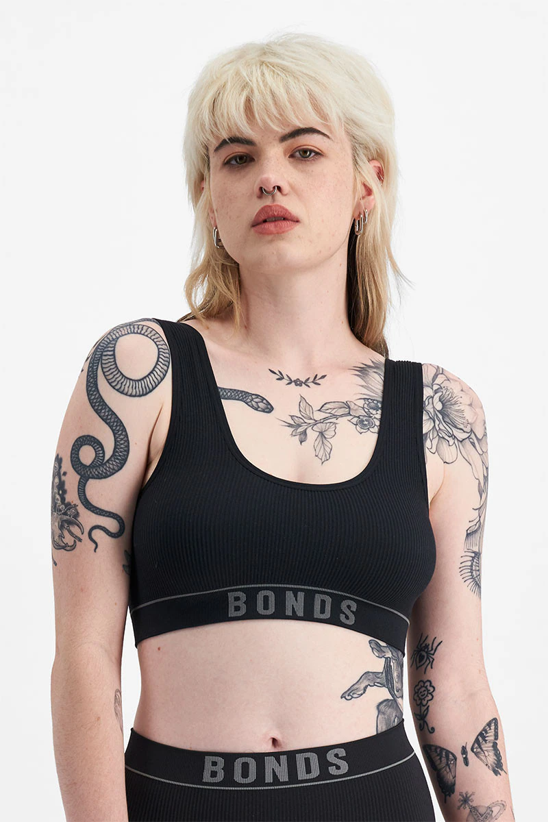 Retro Rib™ Seamless Scoop Crop