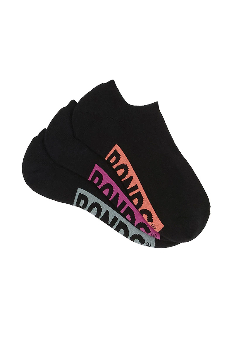 Womens Logo Cushioned No Show Socks 3 Pack